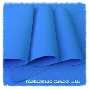 FOAMIRAN-PIANKA 30x35cm NIEBIESKIE NIEBO