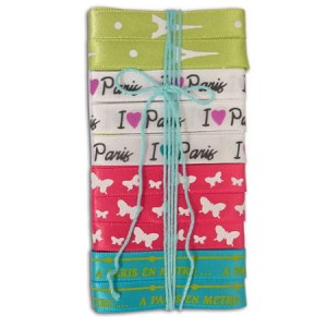 ZESTAW TASIEMEK 4X90CM PARIS RU49