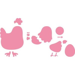 WYKROJNIK MARIANNE COL1351 KURA I KURCZAKI