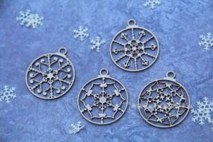 TEKTURKA 4 bombki ażurowe Iron - SCRAPINIEC