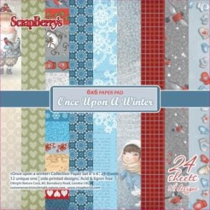 ZESTAW PAPIERÓW 15x15 (6x6) 24SZT - Once Upon a Winter ScrapBerry's SCB220605610