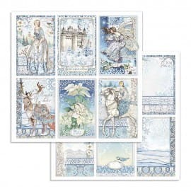 PAPIER 30X30 WINTER TALES SBB722 6 KART STAMPERIA