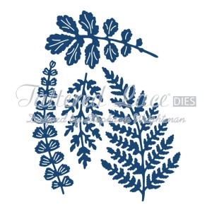 WYKROJNIK TATTERED LACE D667 PARADISE FERNS