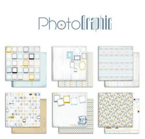 ZESTAW PAPIERÓW 30x30  6SZT PHOTOGRAPHIC PS113 TOGA