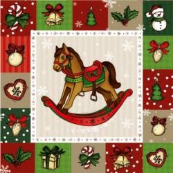 SERWETKA PAW KONIK BUJANY