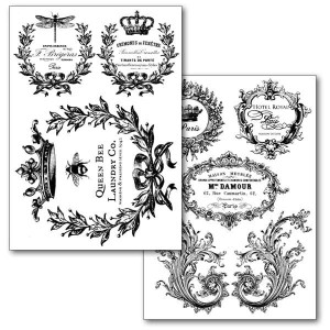 TRANSFER PAPIER A4 2SZT RAMKI DFTR067 STAMPERIA