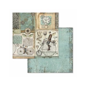 PAPIER 30x30 VOYAGES/RETRO BICYKL SBB602 STAMPERIA