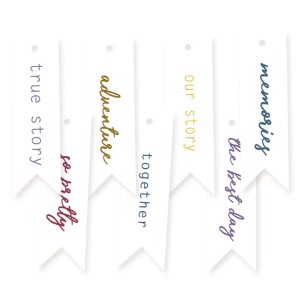 Zestaw tagów When we first met 02  7szt P13-387 PIATEK 13-STEGO