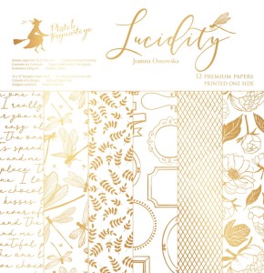 ZESTAW PAPIERÓW 30x30  Lucidity GOLD 12SZT P13-341 PIĄTEK 13-STEGO