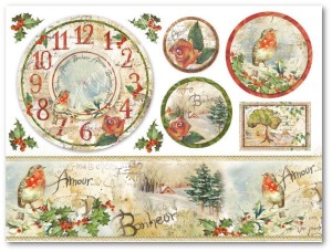 PAPIER RYŻOWY 48X33 RÓŻANA DFS281 STAMPERIA