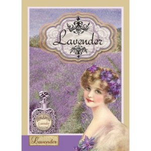 PAPIER RYŻOWY A4 LAVENDER DFSA4004 STAMPERIA