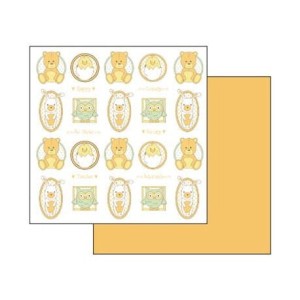 PAPIER 30X30 SBB463 żółte zabaweczki STAMPERIA