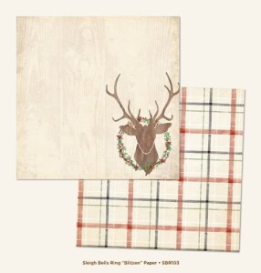 PAPIER 30x30 - Sleigh Bels SBR103 MME