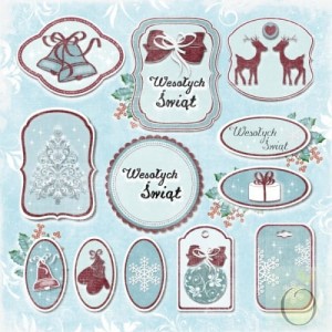 PAPIER CIEPŁA ZIMA PUDEŁKO CZEKOLADEK