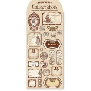 ETYKIETY 20SZT Memories - DFTG004 STAMPERIA