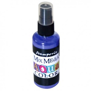 MGIEŁKA AQUACOLOR spray 60ML FIOLET KAQ013 STAMPERIA