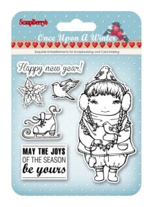 STEMPEL AKRYLOWY 5SZT Once Upon a Winter  SCB4906008b ScrapBerry's