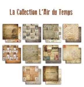 ZESTAW PAPIERÓW 10SZT VINTAGE COLLECTION PS 34