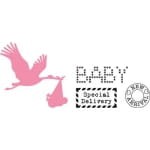 WYKROJNIK MARIANNE COLLECTABLES COL1381 BOCIAN BABY + STEMPLE