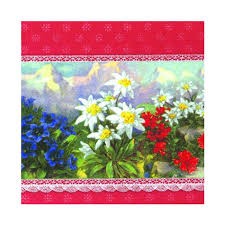 SERWETKA IHR KWIATY ALPEJSKIE L414410