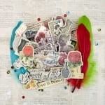 Tekturowe dodatki - Bella Rouge 40szt - PRIMA 579050