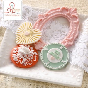 OZDOBA KAMEA 4SZT MIX CM5119 webster's pages