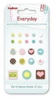 ĆWIEKI ScrapBerry's 21szt EVERYDAY SCB340934