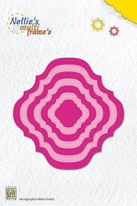 WYKROJNIK NELLIE RAMKA -Dotted Ornament 1 MFD083