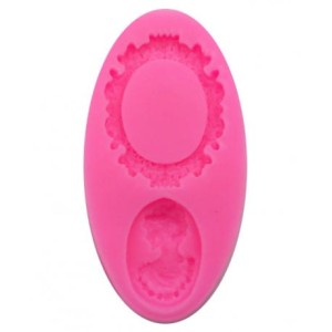 FOREMKA SILIKONOWA KAMEA I RAMKA 9,3x4,8cm 29946 PENART 