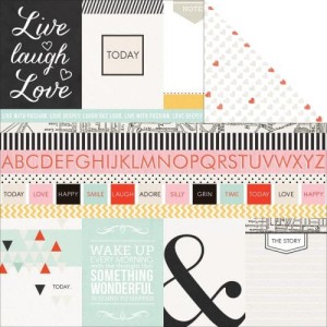 PAPIER 30x30 - teresa collins WONDERFUL - SW1001