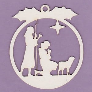 TEKTURKA ZAWIESZKA BOMBKA SZOPKA 1,5mm 327 CraftyMoly