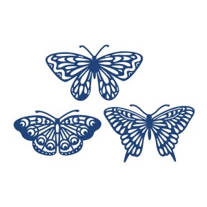 TATTERED LACE WYKROJNIK BUTTERFLIES D466