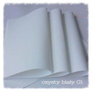 FOAMIRAN-PIANKA 30x35cm CZYSTY BIAŁY