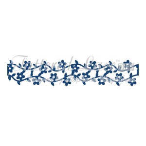 WYKROJNIK TATTERED LACE D311 BORDIURA Z KWIATÓW