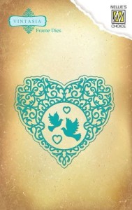 WYKROJNIK NELLIE LOVE HEART  VIND026