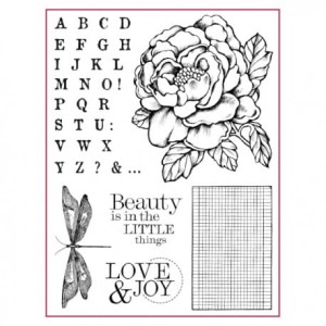 STEMPEL KAUCZUKOWY 6SZT LOVE&JOY  WTKCC104 STAMPERIA