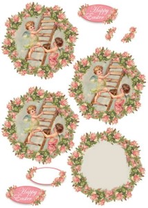 ETYKIETY 3D HAPPY EASTER GF3DA513 STAMPERIA