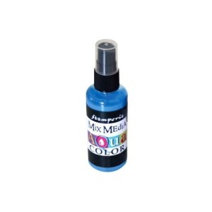 MGIEŁKA AQUACOLOR spray 60ML NIEBIESKI KAQ002 STAMPERIA