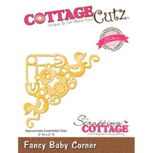 WYKROJNIK COTTAGE CUTZ FANCY BABY CORNER CCE-144