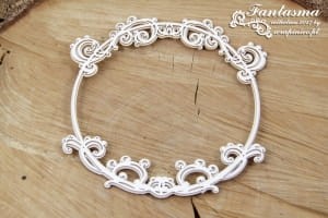 TEKTURKA Fantasma - 2 layers BIG round frame - dwuwastwowa DUŻA ramka okrągła 4658 SCRAPINIEC
