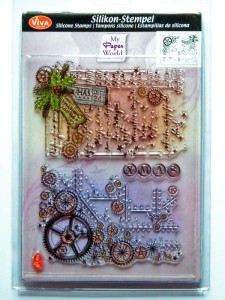 STEMPEL AKRYLOWY VIVA 115 STEAMPUNK TARCZE