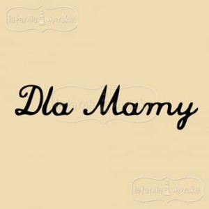 STEMPEL NAPIS Dla Mamy LM-STA055 LATARNIA MORSKA 