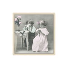 SERWETKA VINTAGE V28 DZIECI PRZY HERBACIE SAGEN