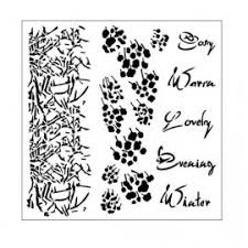 MASKA - SZABLON 15x15 BRANCH&TEXT 13arts ARTS542