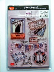 STEMPEL AKRYLOWY VIVA 112 PODRÓŻE BON VOYAGE