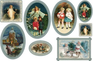 PAPIER RYŻOWY 33X48 WIKTORIAŃSKIE ŚWIĘTA DFS236 STAMPERIA